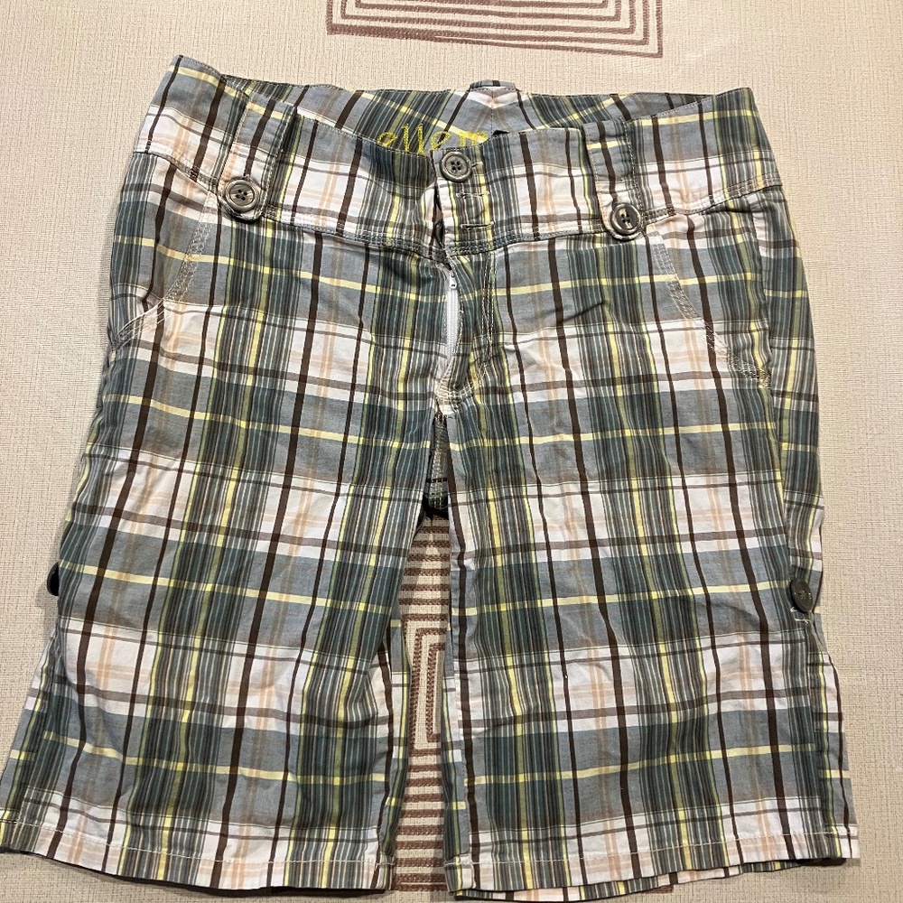 Green Tartan Women’s Shorts
